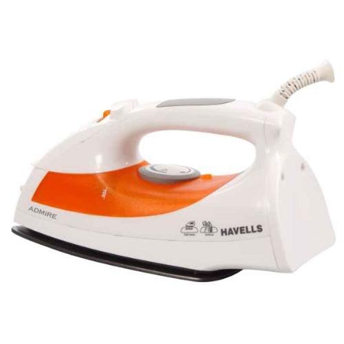 Havells Admire 1320w Ptfe Non-stick Coated Orange &Amp; White Steam Iron