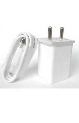 White Color Mobile Charger For Both Lithium And Polymer Batteries.  Body Material: Plastic