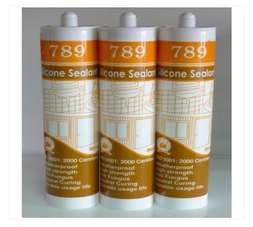 White Anti Fungus High Strength Weather Proof Non Acetic 789 Silicone Sealant