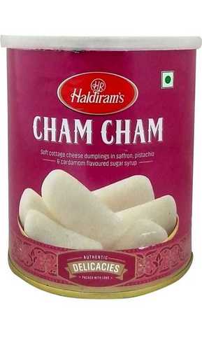 Delicious And Sweet Taste Haldirams Cham Cham with rose, saffron and cardamoms