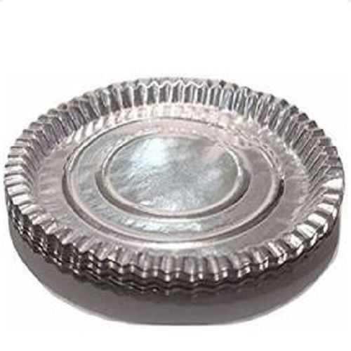 Disposable Silver Paper Plates , 48-Pack, 7 Inch Round Cake Plates Usage: Party