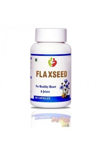 Herbal Flaxseed Oil 500 MG Capsules For Cardiovascular Health And Lipid Control