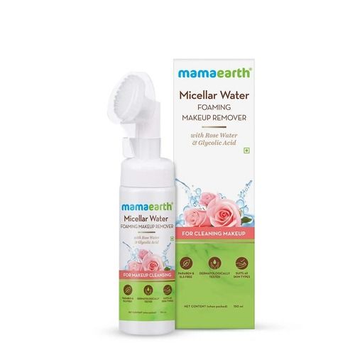 Paraben Free Mamaearth Micellar Water Foaming Makeup Remover (150ml)