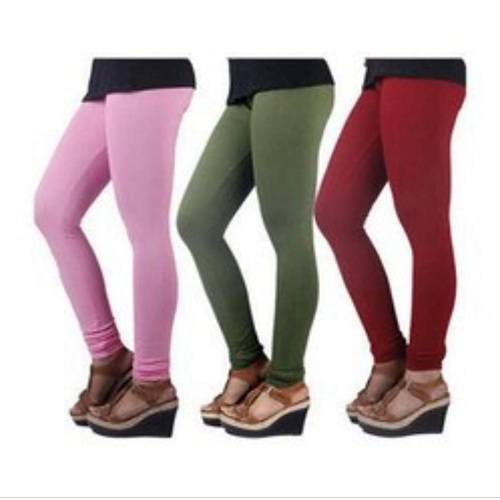 Super Soft Cotton & Lycra Ankle Length Leggings - 120 cm, Multi-Color Options and Versatile Style Choices, Ideal for Dresses and Casual Tops, Comfortable Stretchy Texture