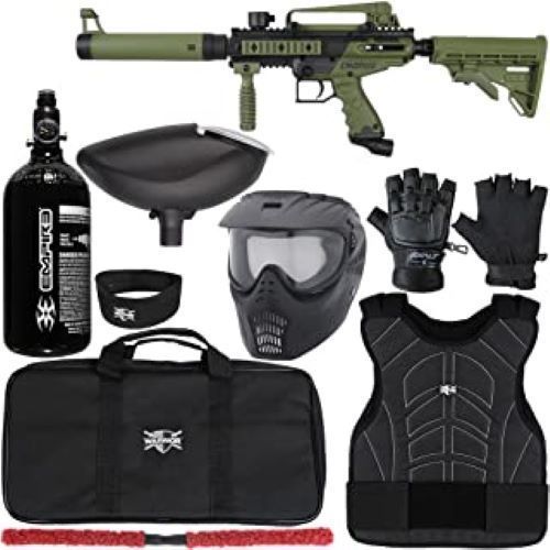 Multicolour Ready Play Paintball Equipment Package Kit