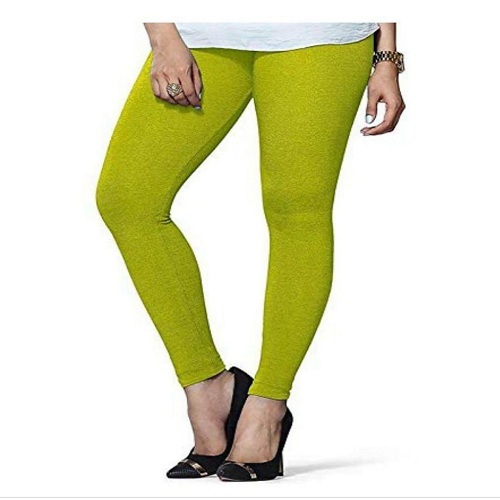 Skinny Fit Polyester Spandex Ankle Length Tights - 4 Way Stretch, Moisture-Wicking, Quick Drying, Breathable, Non-See-Through Design, Ideal For All Seasons, 100 Vibrant Color Options