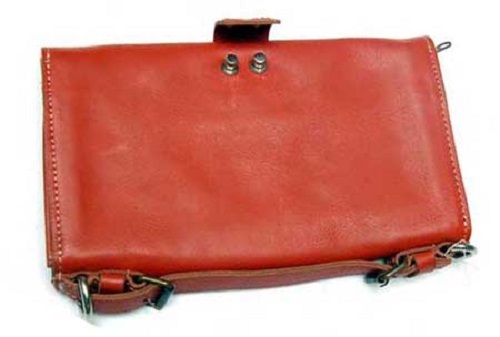 Tan Color And Plain Design Anti Wrinkle And Tear Ladies Leather Handbag For Daily Wear Design: Hand Bag