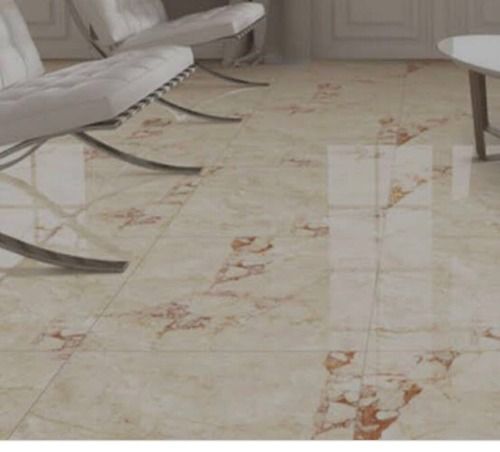 Acid Resistant And Anti Bacterial Plain Square Vitrified Floor Tiles For Home And Office