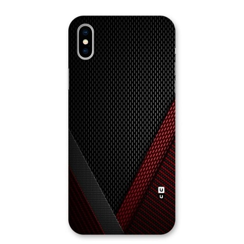 Black and Red Mobile Cover, Matte Finish with Redesigned Style
