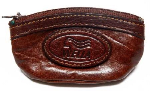Brown Color And Plain Design Ladies Leather Purses For Daily Wear With Zipper Closure Style Gender: Female