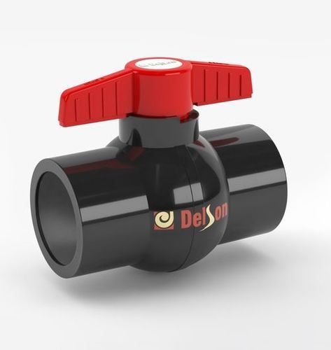 Delson Solid Ball Valve  Black (40mm)