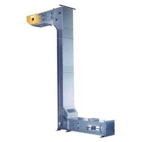 Powder Coated Mild Steel Semi Automatic Bucket Elevator with 2 TPH to 150 TPH Load Capacity