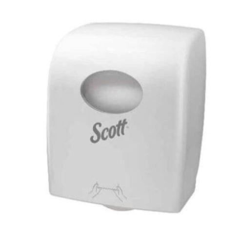 Washable Scott White Hard Rolled Hand Towel Dispenser, 7377