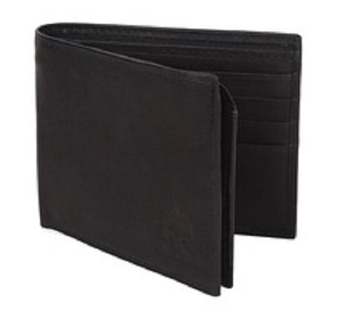 Very Spacious And Light Weight Black Color Plain Design Fold Able Type Leather Gents Wallet Size: Various Sizes Are Available