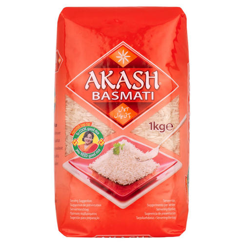 1 Kg Akash Long Grain Nutritious White Basmati Rice