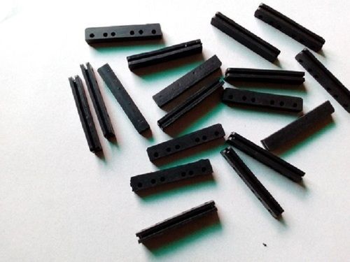 Innate Flexibility 3-5Inch Black Light Weighted Fine Finished Pliability Natural Rubber Strip, 4-10Mm Thickness