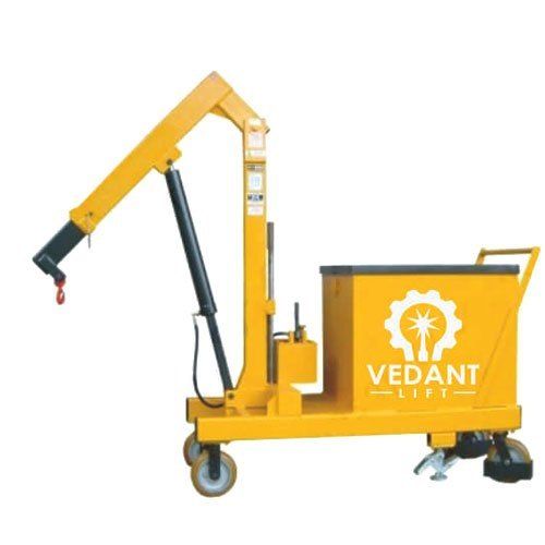 Color Coated Mild Steel Hydraulic Counter Balance Floor Crane (Capacity 0-5 Ton) Application: Warehouse