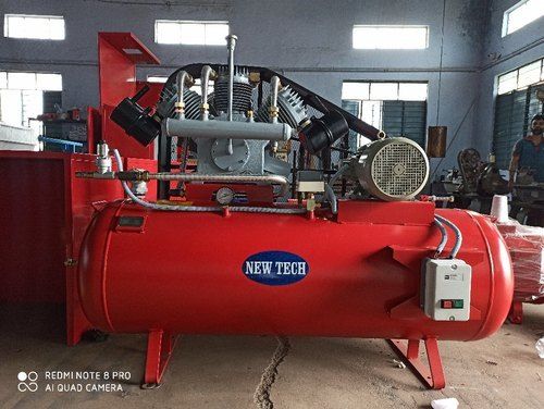 Color Coated Oil Lubrication 10 Hp Air Compressors (Maximum Flow Rate 0-20 Cfm) Power Source: Electric