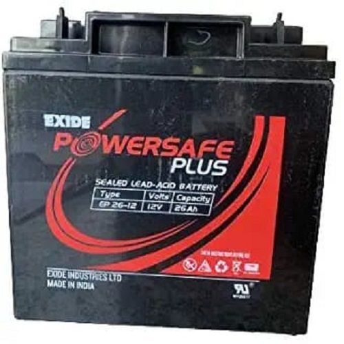 Exide Power Safe Plus 12v 26ah Battery with Long Service Life 