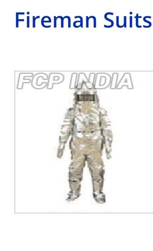 Plain Sleeve Anti Wrinkle And Heat Resistant Pvc Fireman Suits With Full Sleeve And 0.5 To 1mm Thickness