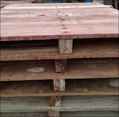 Brown Rectangular Hardwood Wooden Pallet For Warehouse, Storage, Transportation