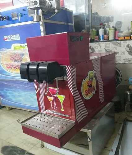 Semi-Automatic Semi Automatic Power Saver 3 Flavours Soda Machine With Automactic Cooling System 