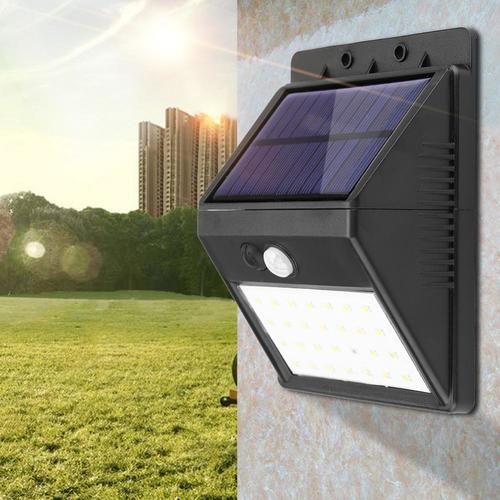 Black Solar Lights Outdoor, Solar Motion Sensor Security Lights