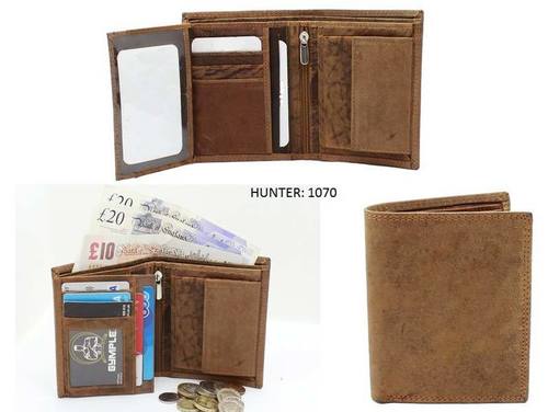 Tan Color And Plain Design Very Spacious Rectangular Shape Fold Able Type Leather Ladies Wallets Size: Various Sizes Are Available