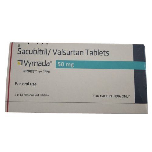  वायमडा टैबलेट सामग्री: सैकुबिट्रिल (24Mg) + वलसार्टन (26Mg) 