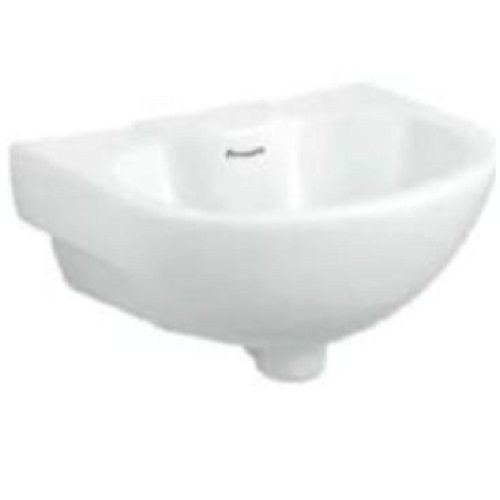 Wall Mounted White Color Parryware Ceramic Wash Basin For Bathroom