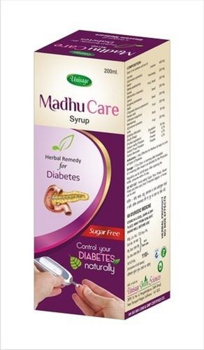 100% Herbal Anti-Diabetic Syrup For Blood Sugar Control And Insulin Secretion Cool & Dry Place