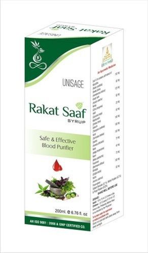 100% Herbal Blood Purifier Syrup For Skin Disorders, Pimples, Acne And Blemishes Cool & Dry Place