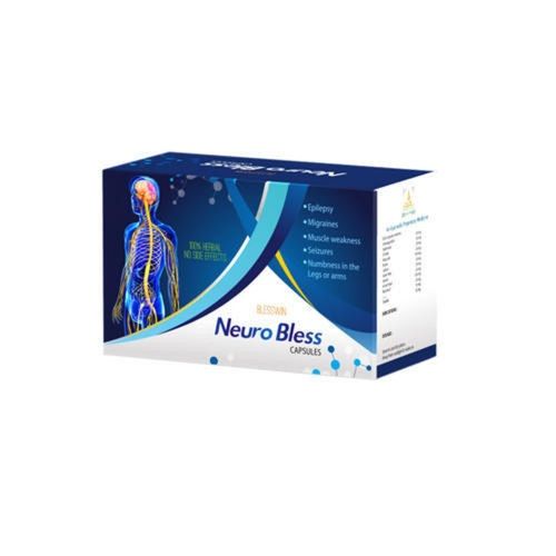 100% Herbal Nervine Health Capsules For Migraine, Epilepsy, Muscle Weakness