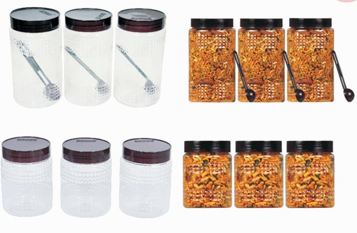 1500ml Pet Jar Plain (Pack Of 3pcs)