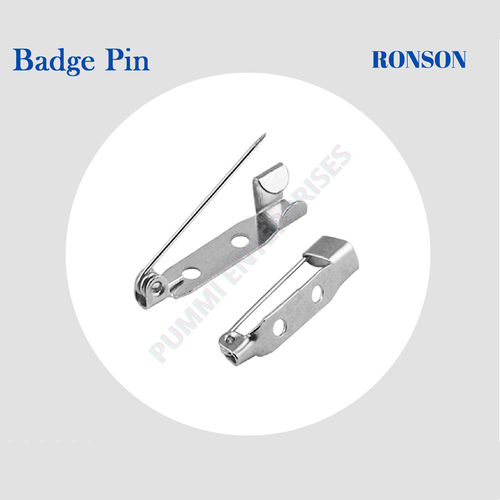 1mm to 3mm Silver Color Mild Steel Badge Pin