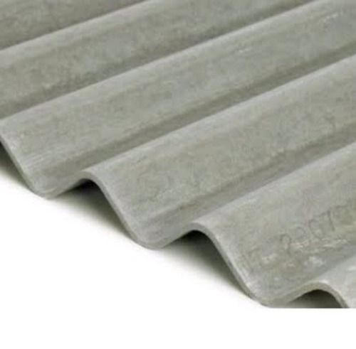 Plain 5 To 8 Mm Tamper Proof And Water Proof Grey Roofing Cement Sheet