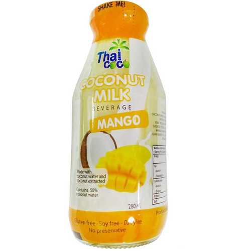 Creamy White Highly Nutritious Mango Beverage Coconut Milk for Drinking Use 
