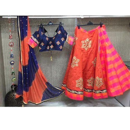 Designer Multicolor Painted Ladies Chaniya Choli