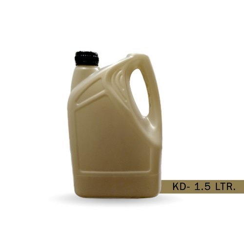 औद्योगिक के लिए स्क्वायर इको फ्रेंडली और एर्गोनॉमिकली गोल्डन और ब्लैक कैप लुब्रिकेटिंग ऑयल बोतल