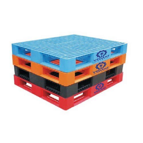 Blue Long Life Span Abrasion Resistance Crack Resistance Loadable Plastic Pallet