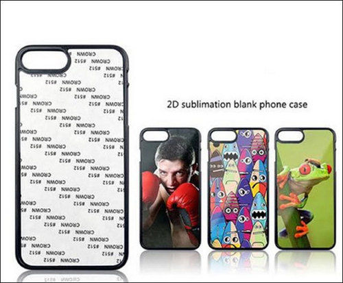 White Rectangular 2D Tpu+Pc Printed Mobile Cover