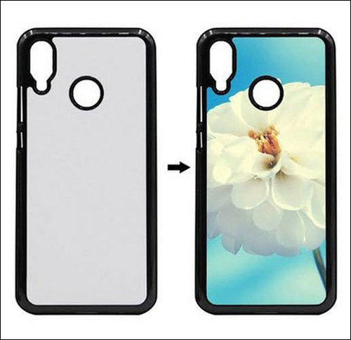 White Rectangular Printed 2D Polycarbonate Sublimation Mobile Cover