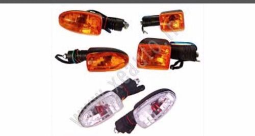 Rugged Design ABS Plastic Red Yellow Color Two Wheeler Indicator Light 