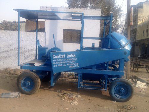 4 Pole Lift Concrete Mixing Machine With 10 Hp Power Motor And Diesel Engine