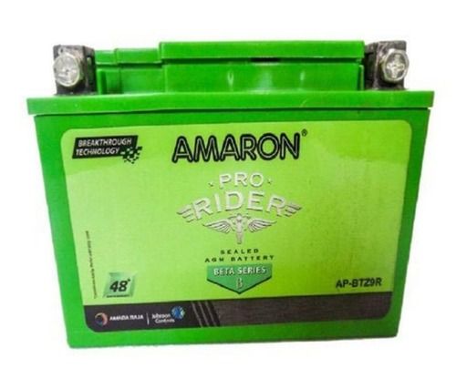 Amaron Apbtz9r Pro Rider Sealed Agm Battery 8 Ah With 48 Months Warranty