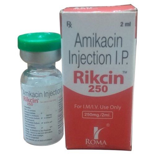 Amikacin Prescription Only Antibiotic 250 MG Injection For IM/IV Use Only (2 ML Pack)