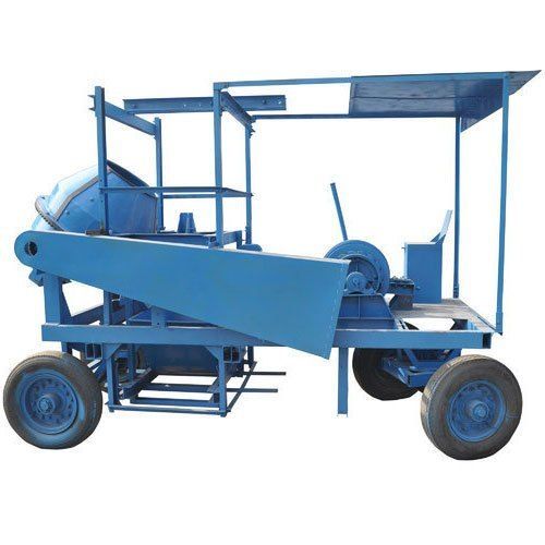 Diesel Engine Concrete Mixer With Four Channel Lift Machine And 10/7cft Drum Capacity 