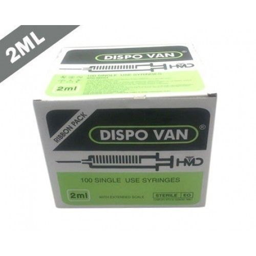 Disposable Clinical Dispo Van 2ml Single Use Sterile Syringes with Needle