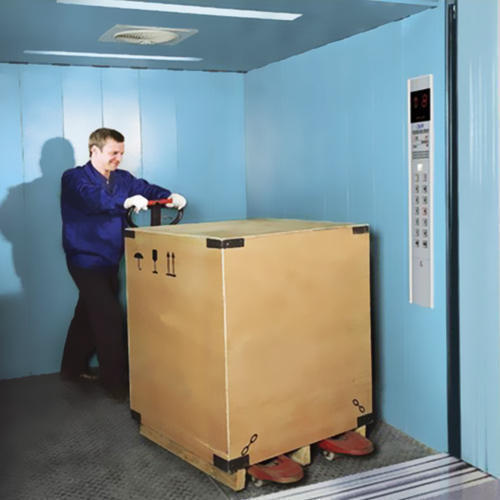 Low Maintenance Mild Steel Goods Cum Passenger Elevator (Capacity 1500 Kg)