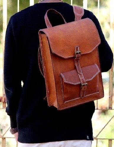Vintage Brown Handmade Leather Laptop Cum Office Messenger Bag